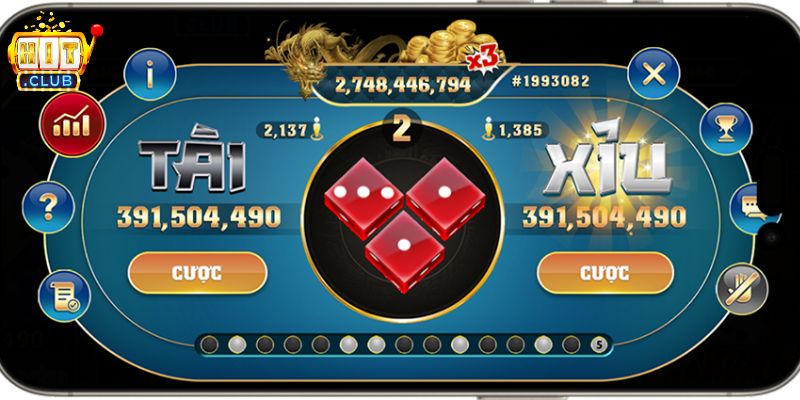 Tài Xỉu HITCLUB - Sảnh Cược Xanh Chín Và Đẳng Cấp Game Tài Xỉu HITCLUB là trò chơi hấp dẫn
