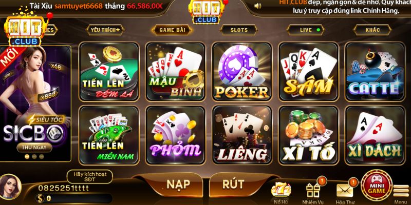 Giới thiệu HITCLUB Thiên Đường Giải Trí Trực Tuyến Đẳng Cấp Giới thiệu top những sản phẩm ăn khách nhất trên HITCLUB